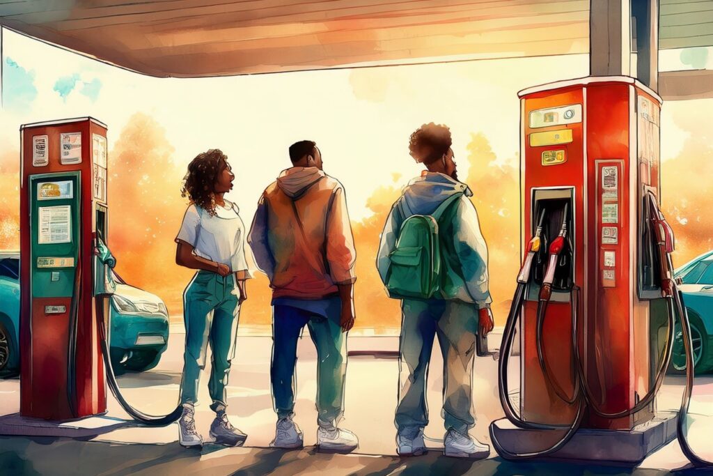ガソリンスタンド会員へのメール