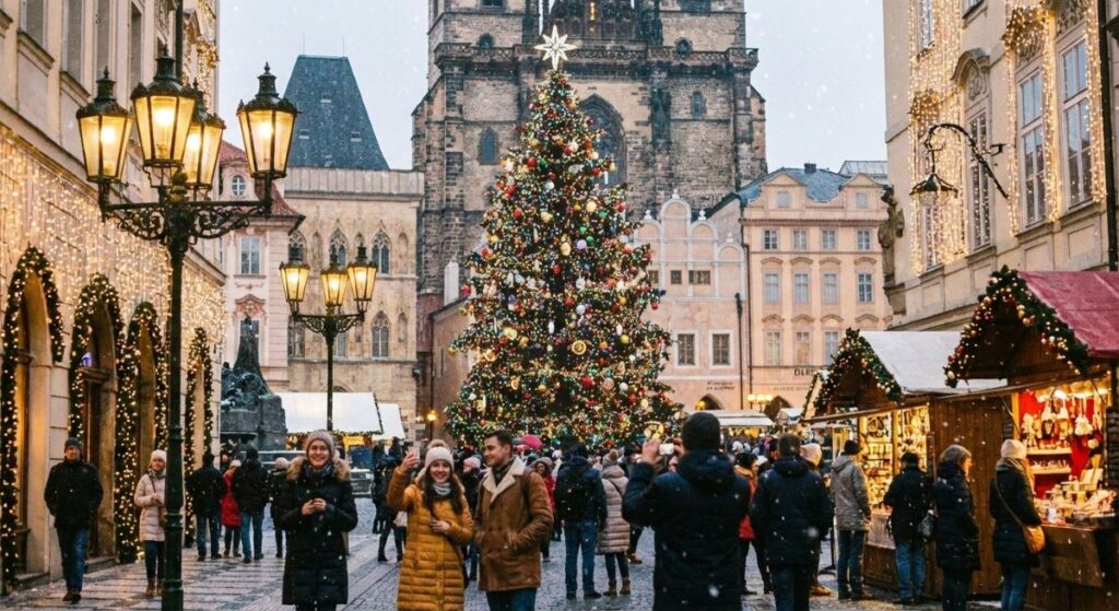 街のクリスマスツリー
